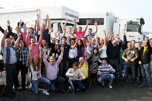 Sponsoren, relaties, iedereen vierde feest